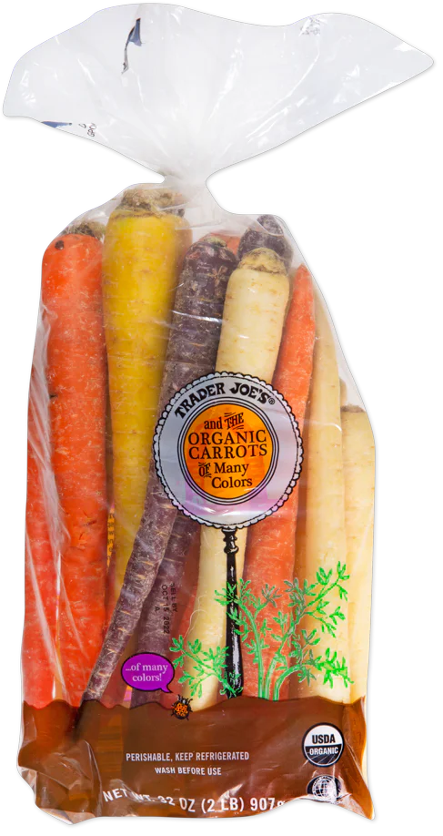 Organic Carrots of Many Colors