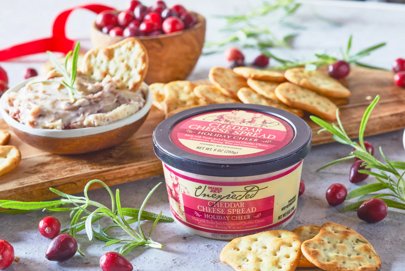 Holiday Cheer Unexpected Cheddar Cheese Spread (LIMITED)