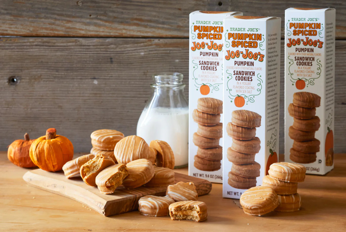 Pumpkin Spiced Joe-Joe's Sandwich Cookies