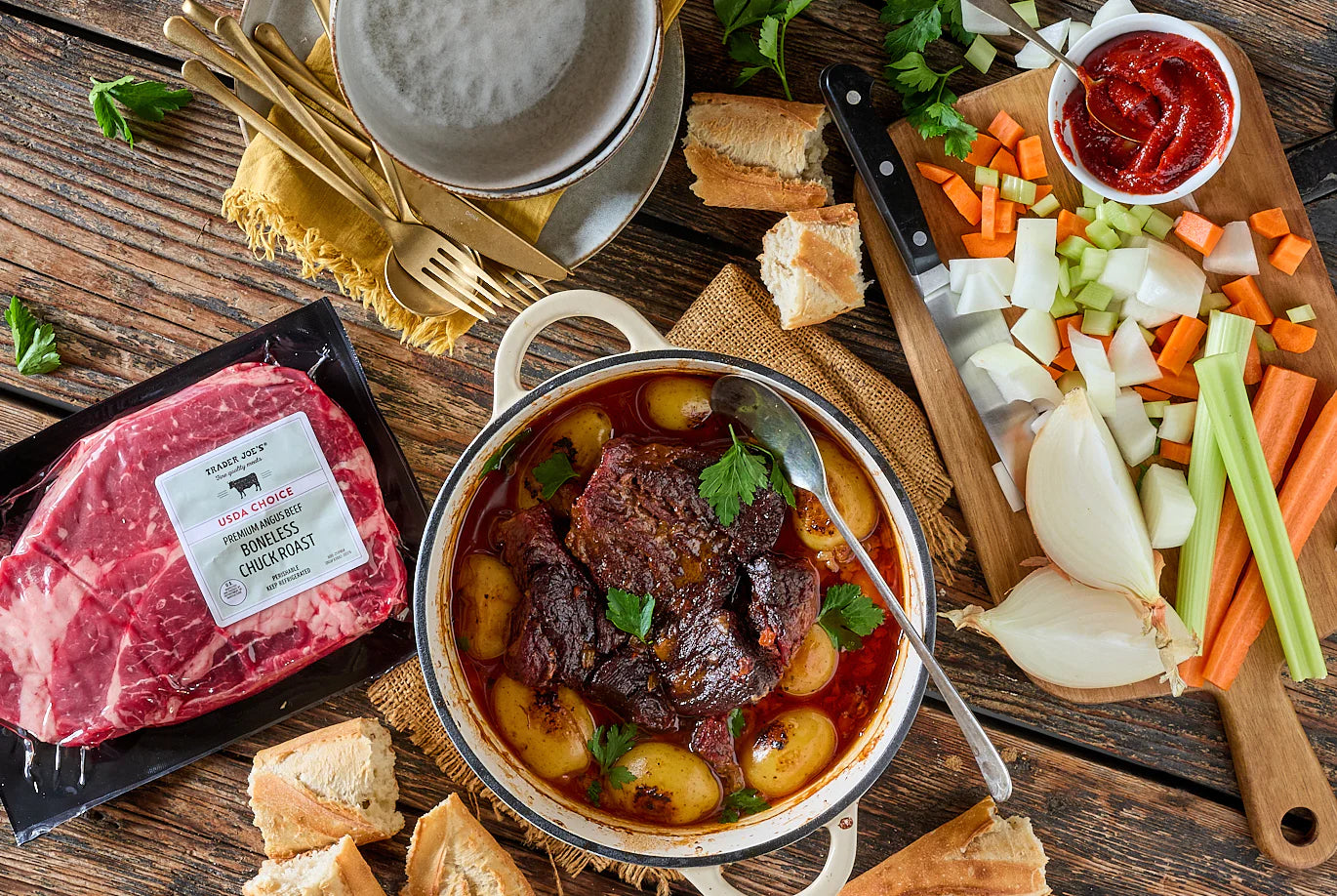Premium Angus Beef Boneless Chuck Roast