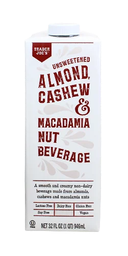 Unsweetened Almond, Cashew & Macadamia Nut Beverage