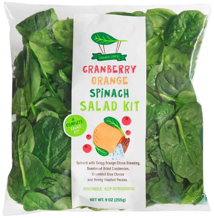Cranberry Orange Spinach Salad Kit