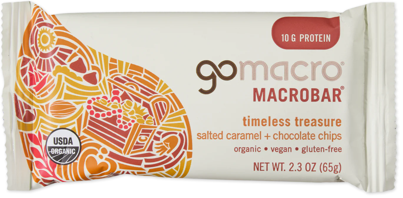 GoMacro® Timeless Treasure Salted Caramel + Chocolate Chips