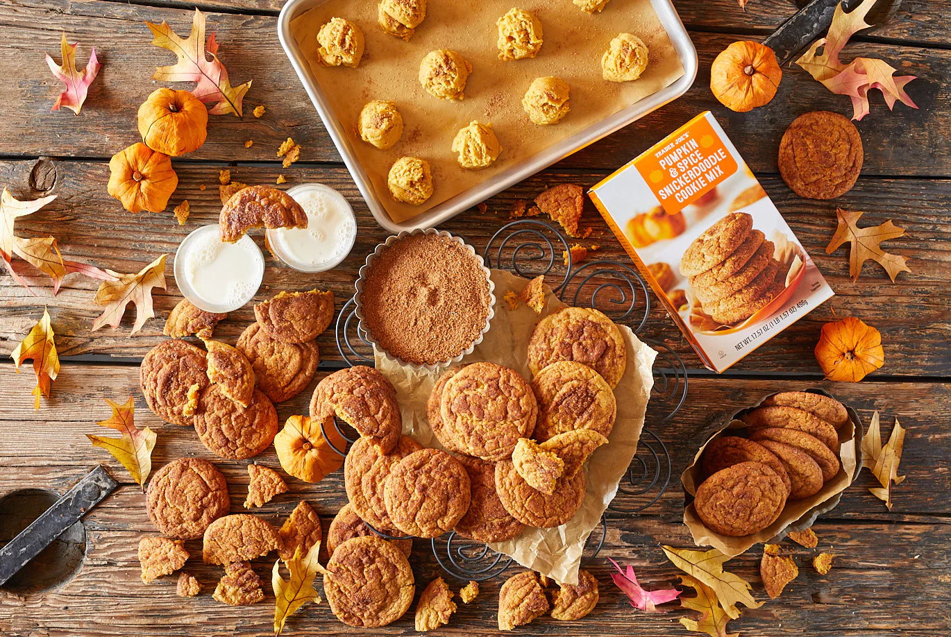 Pumpkin & Spice Snickerdoodle Cookie Mix (LIMITED-FALL)