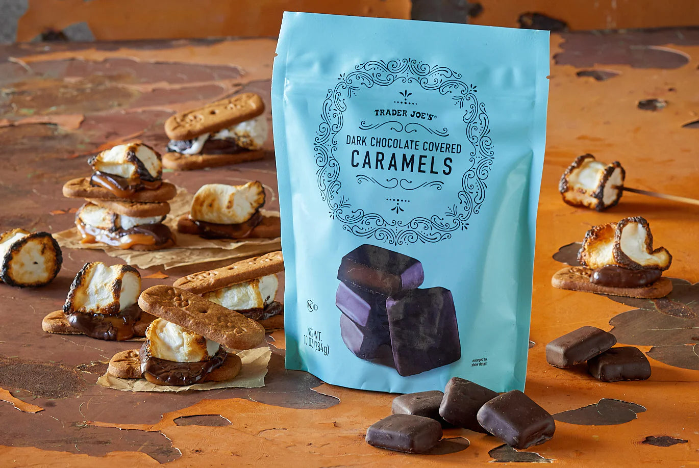 Dark Chocolate Covered Caramels