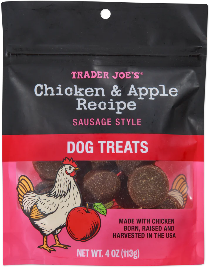 Chicken & Apple Recipe Sausage Style Dog Treats (LIMITED-FALL)