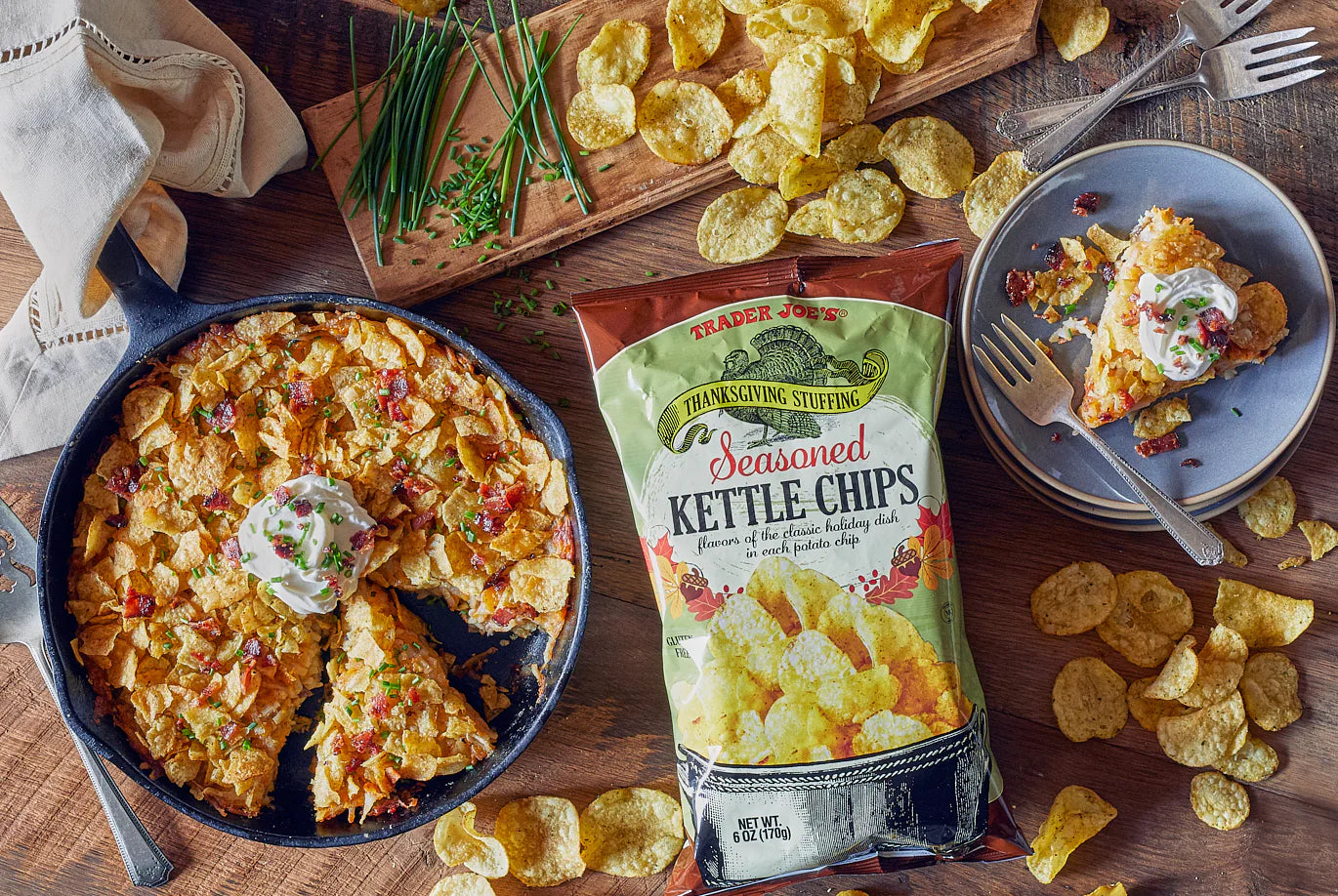 Thanksgiving Stuffing Seasoned Kettle Chips (LIMITED)