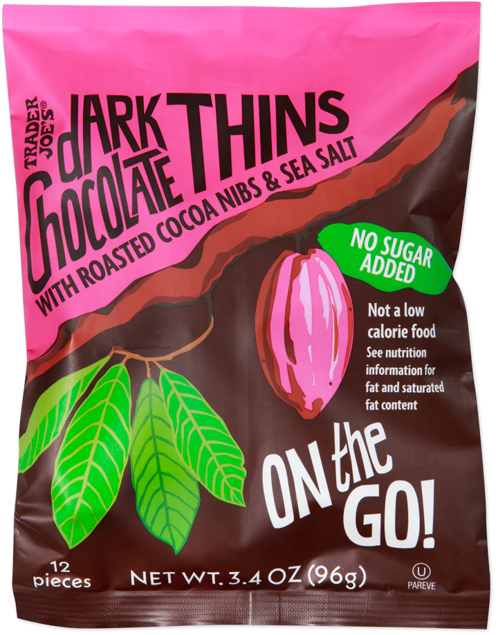 Dark Chocolate Thins On the Go! No Sugar Added