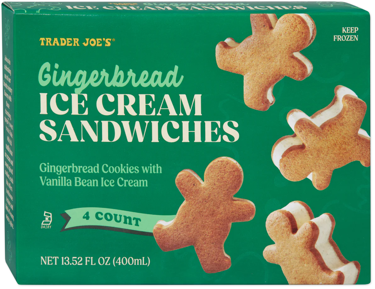 Gingerbread Ice Cream Sandwiches (LIMITED)