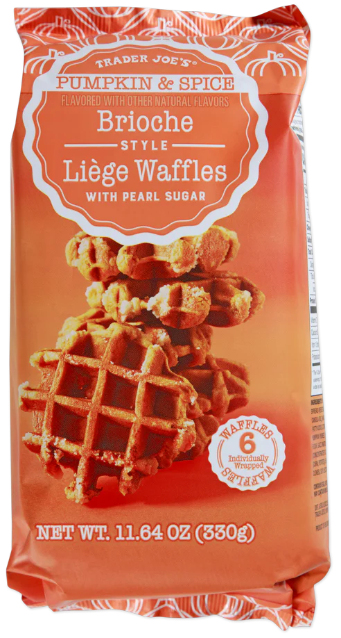 Pumpkin & Spice Brioche Style Liège Waffles (LIMITED)