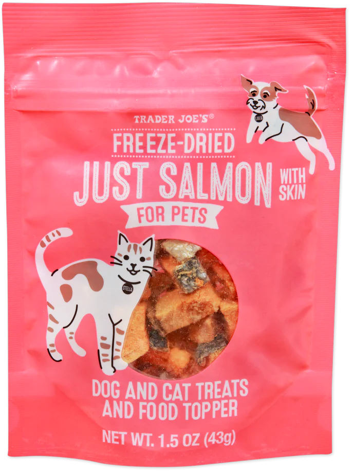 Freeze-Dried Just Salmon with Skin for Pets