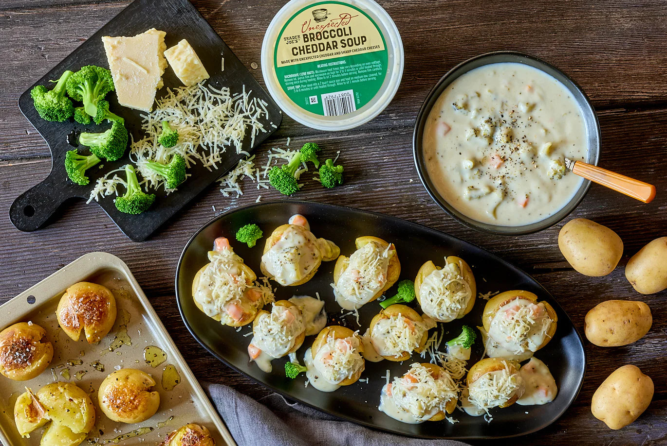 Unexpected Broccoli Cheddar Soup