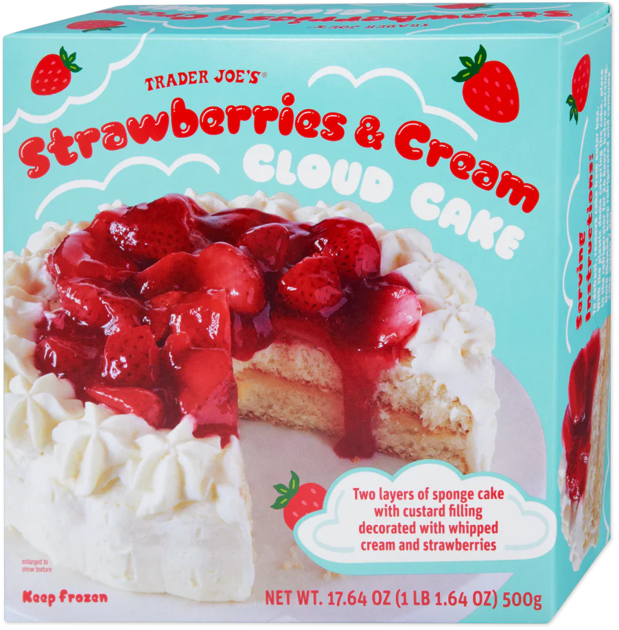 Strawberries & Cream Cloud Cake (LIMITED)