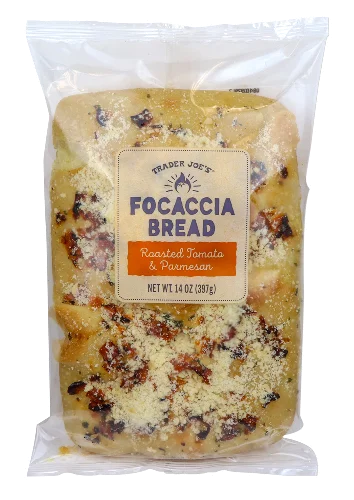 Focaccia Bread with Roasted Tomato & Parmesan