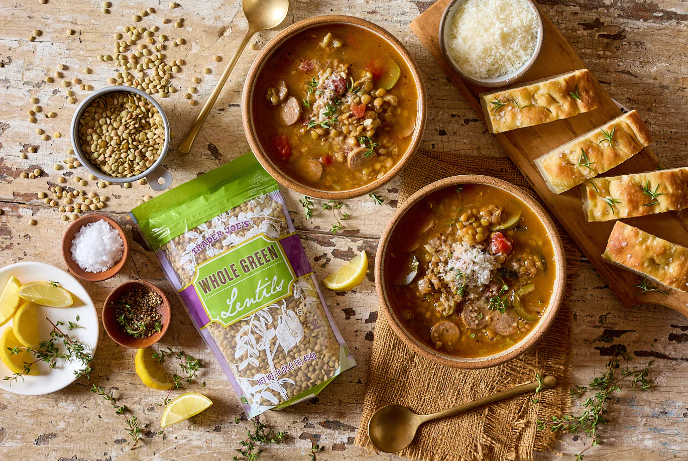 Whole Green Lentils
