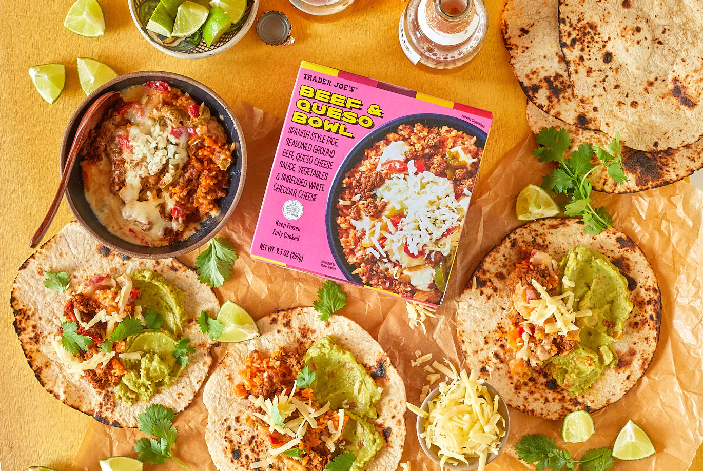 Beef & Queso Bowl
