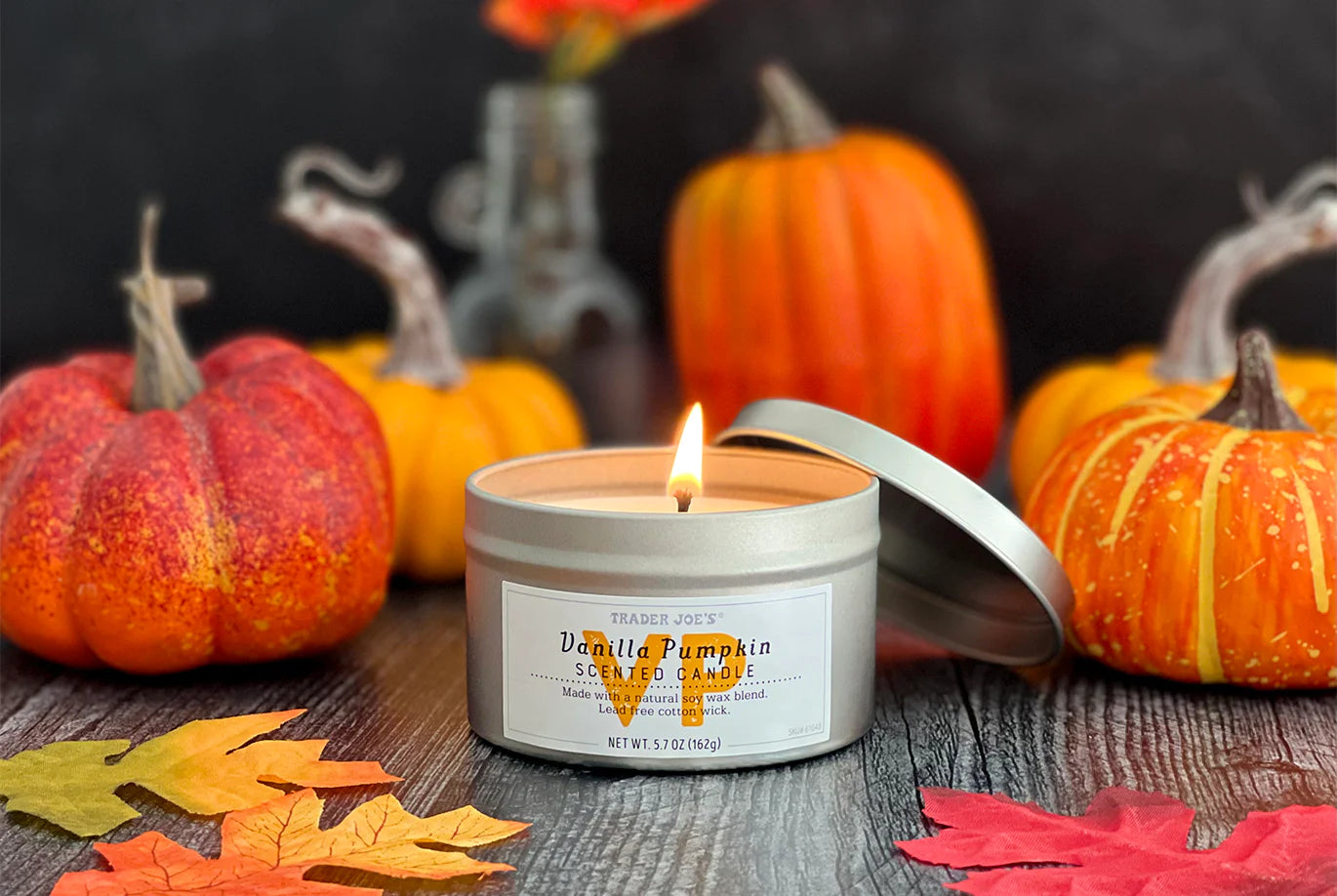Vanilla Pumpkin Scented Candle (LIMITED-FALL)