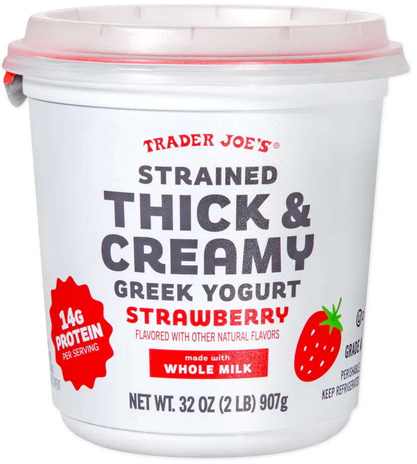 Strawberry Strained Thick & Creamy Greek Yogurt