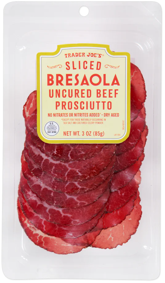 Sliced Bresaola Uncured Beef Prosciutto