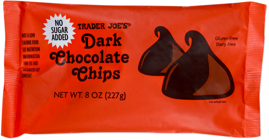 Dark Chocolate Chips No Sugar Added (LIMITED-FALL/WINTER)