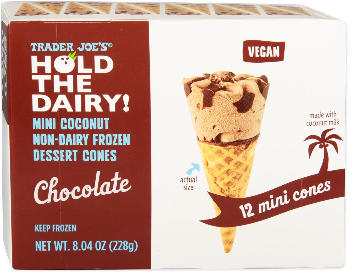 Hold the Dairy! Vegan Chocolate Mini Cones