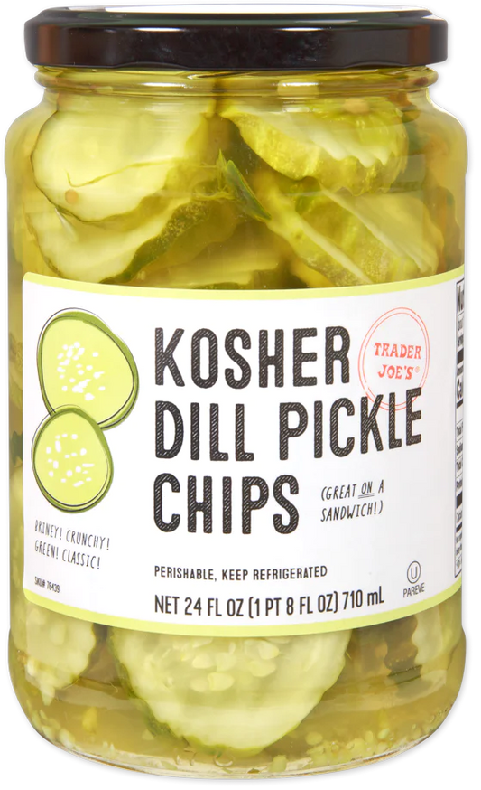Kosher Dill Pickle Chips
