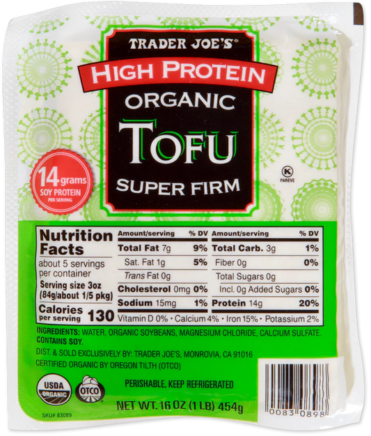 High Protein Organic Tofu