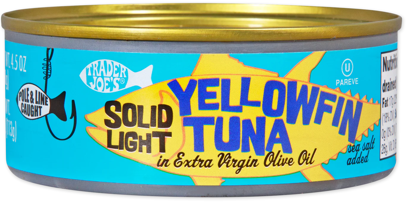 Solid Light Yellowfin Tuna iin Extra Virgin Olive Oil