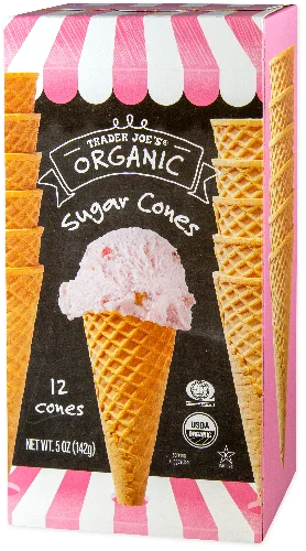 Organic Sugar Cones