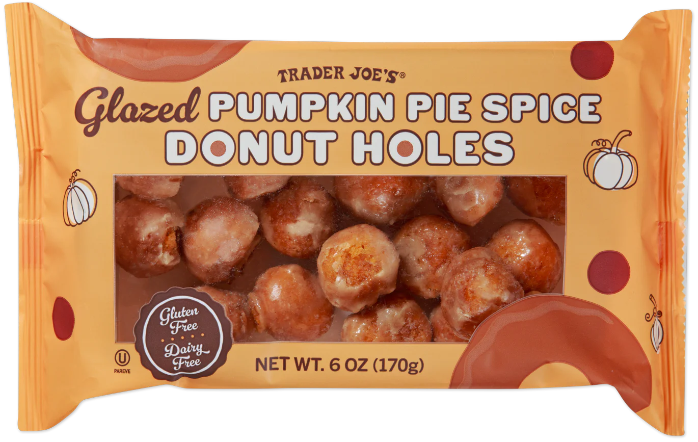 Glazed Pumpkin Pie Spice Donut Holes (LIMITED)