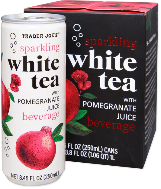 Sparkling White Tea with Pomegranate Juice