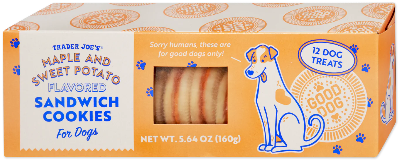 Maple and Sweet Potato Flavored Sandwich Cookies for Dogs (LIMITED-FALL)