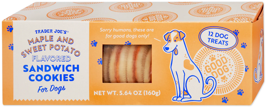 Maple and Sweet Potato Flavored Sandwich Cookies for Dogs (LIMITED-FALL)