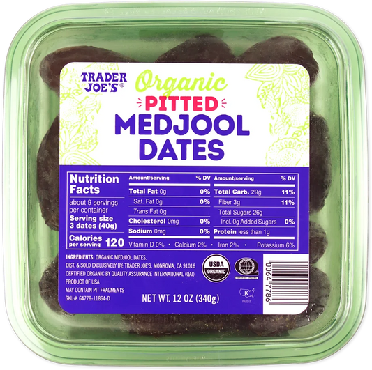 Organic Pitted Medjool Dates