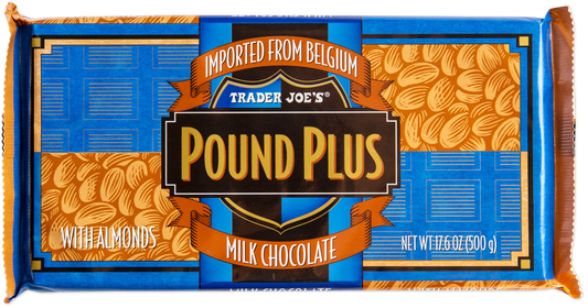 Pound Plus Milk Chocolate Bar with Almonds