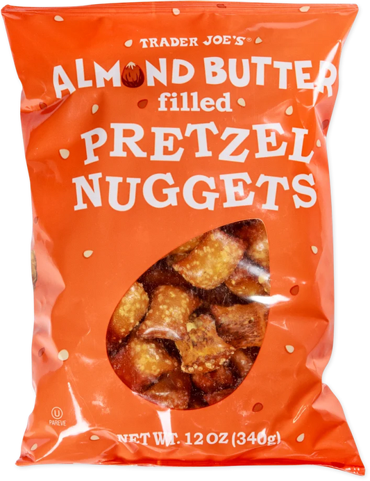Almond Butter Filled Pretzel Nuggets