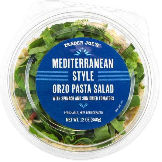 Mediterranean Style Orzo Pasta Salad