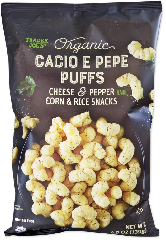 Organic Cacio e Pepe Puffs