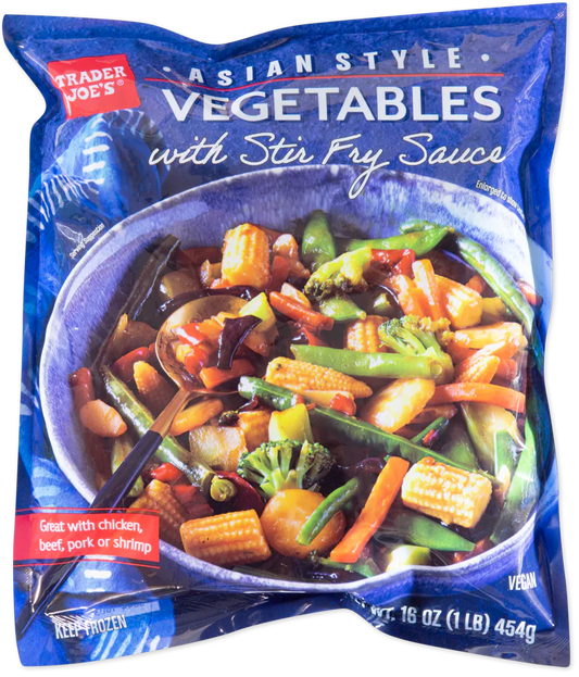 Asian Style Vegetables with Stir Fry Sauce