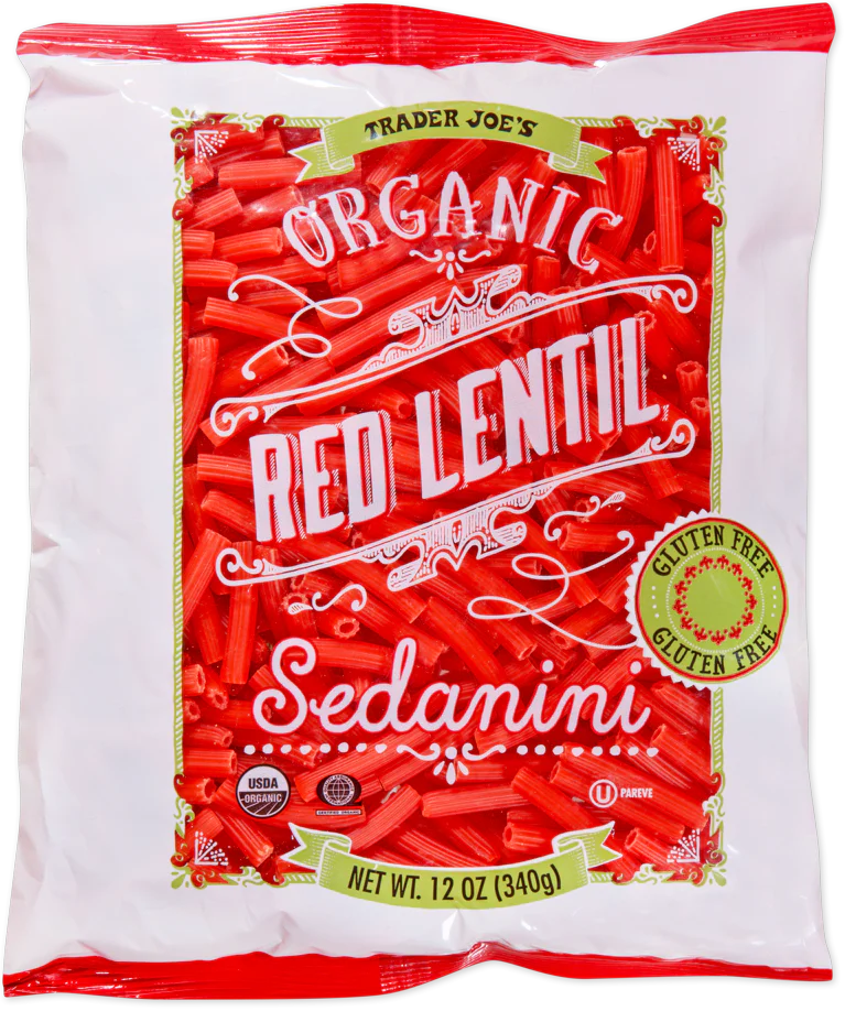 Organic Red Lentil Sedanini