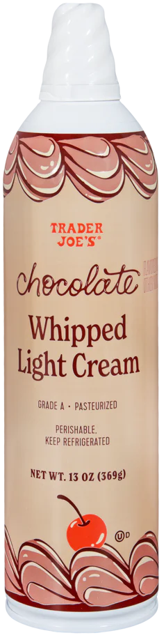 Chocolate Whipped Light Cream