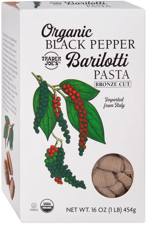 Organic Black Pepper Barilotti Pasta (LIMITED FALL)