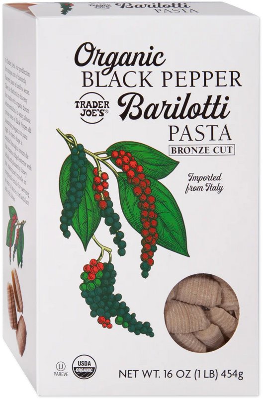 Organic Black Pepper Barilotti Pasta (LIMITED FALL)