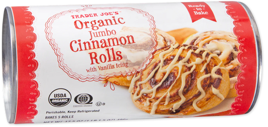 Organic Jumbo Cinnamon Rolls