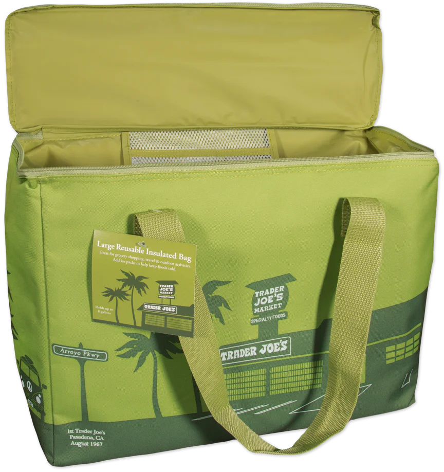 Olive Green Large Reusable Insulated Bag (LIMITED)