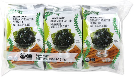Organic Roasted Seaweed with Sea Salt