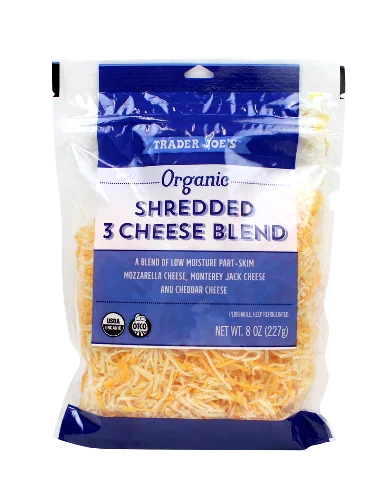 Organic Shredded 3 Cheese Blend