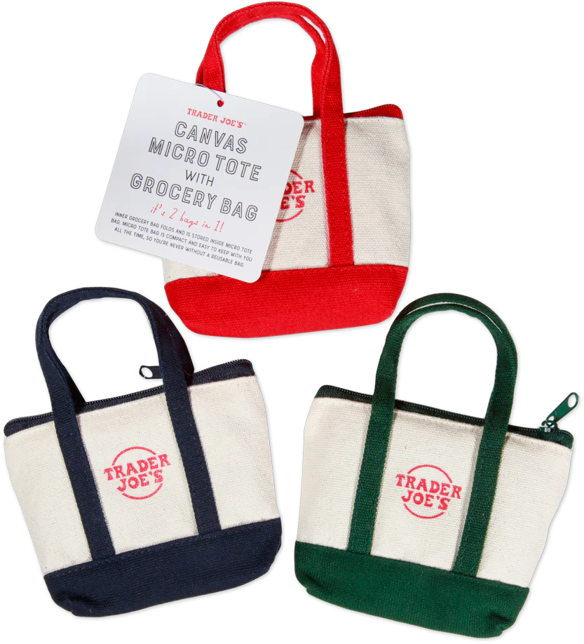 Canvas Micro Tote with Grocery Bag (LIMITED)