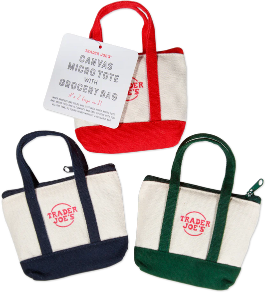 Canvas Micro Tote with Grocery Bag (LIMITED)