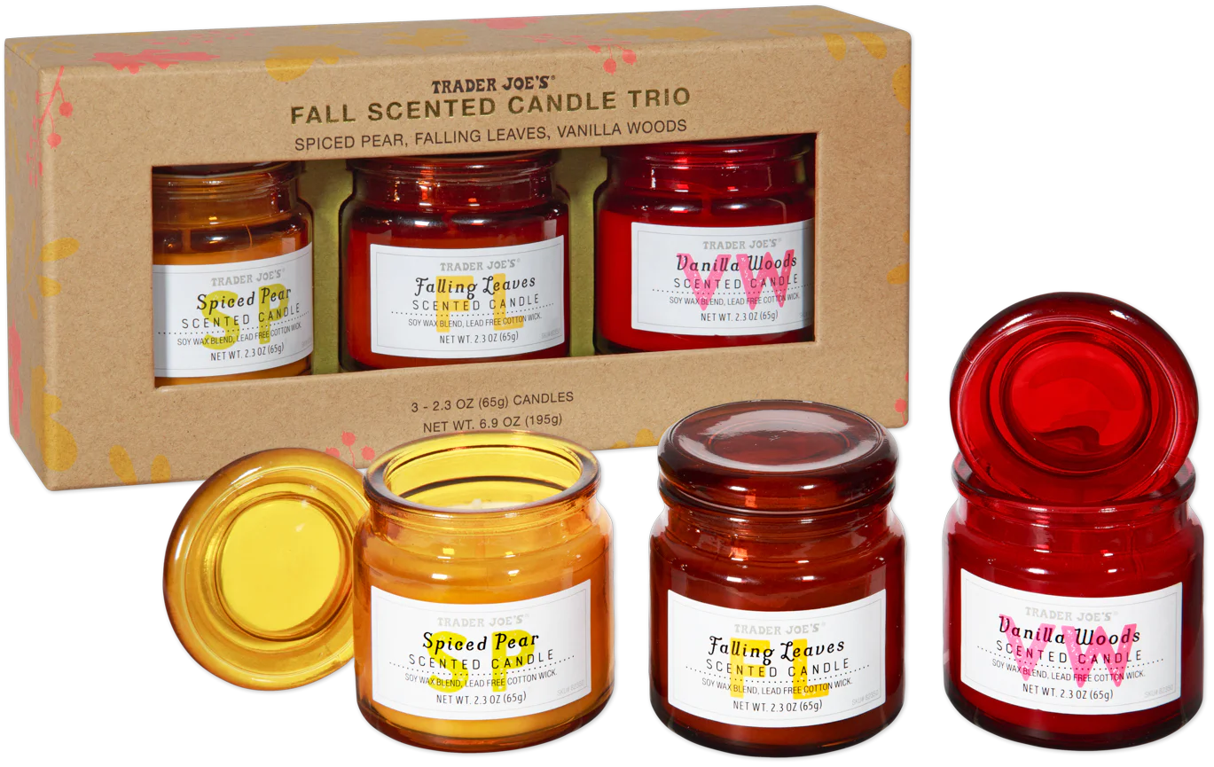 Fall Scented Candle Trio